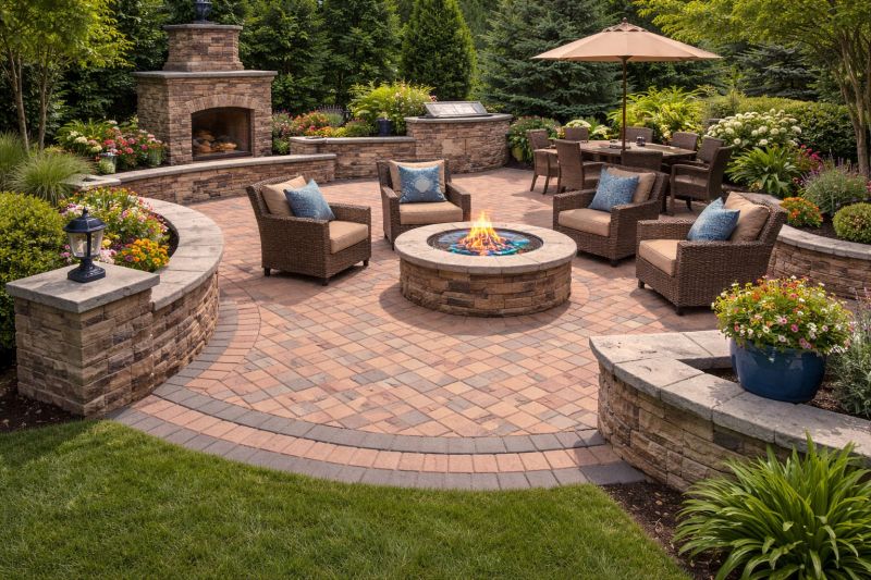 Patio Brick Installation in Stamford, CT