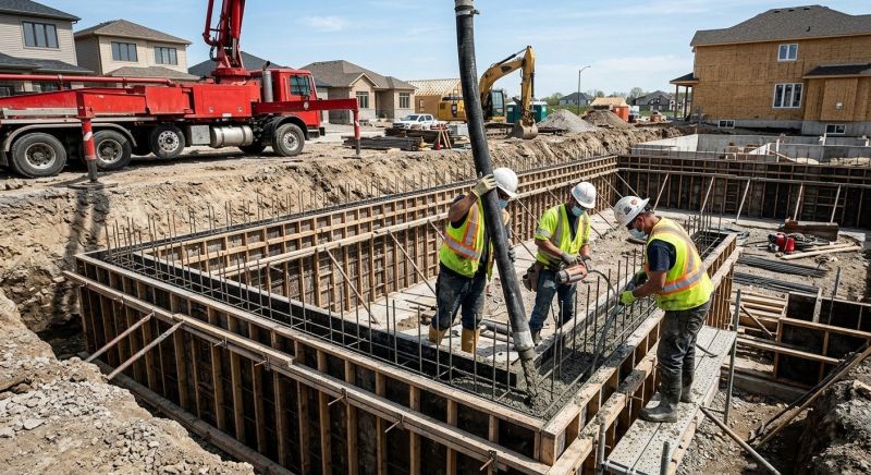 Poured Foundation Installation in Fort Worth, TX