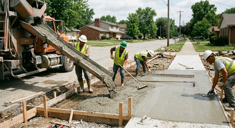 Sidewalk Construction in Salt Lake City, UT